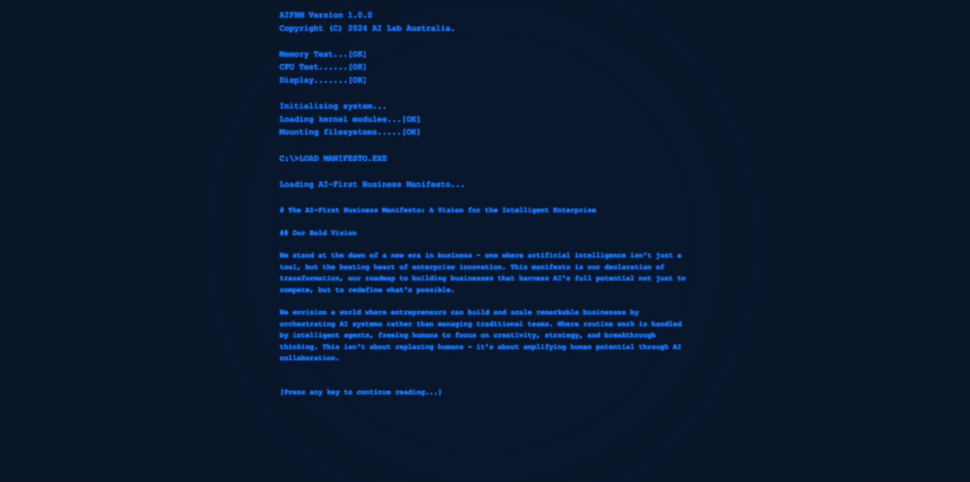 AI-First Business Manifesto